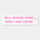 Search for rare bumper stickers Women