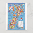 Search for new zealand map postcards Vintage