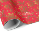 Search for fish christmas wrapping paper Red