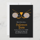 Search for black cat halloween invitations Orange