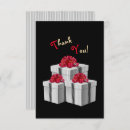 Search for red and black thank you cards Simple