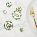 Search for boy baby shower confetti Safari animals