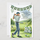 Search for golfer birthday invitations Hole in one
