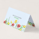 Search for flower business cards Blue