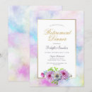 Search for floral retirement party invitations Gold