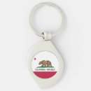 Search for cali key rings California state flag