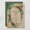 Search for holly berries christmas invitations Watercolor