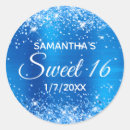 Search for blue sweet 16 stickers Glam
