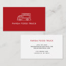 Search for red truck business cards Simple