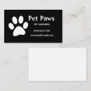 Search for dog grooming business cards Black