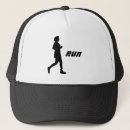 Search for run hats Silhouette