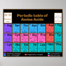 Search for amino acids posters Biology