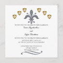 Search for fleur de lis invitations Elegant
