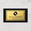Search for vinyl business cards Producer