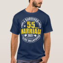 Search for 55th anniversary tshirts Marriage