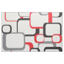 Search for red and grey fabric White