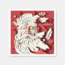 Search for vintage santa napkins White beard