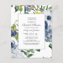 Search for navy and white bridal shower invitations Elegant