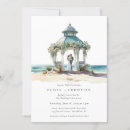 Search for destination elopement wedding invitations On the beach