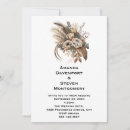 Search for peach and grey wedding invitations Rustic