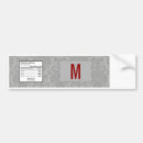 Search for monogram bumper stickers Modern