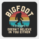 Search for believe in bigfoot stickers Yeti