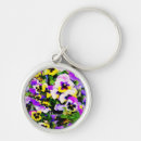 Search for pansy flower key rings Flowers