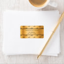 Search for luxe return address labels Gold