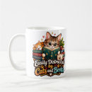 Search for cat books mugs Easily distracted by