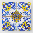 Search for azulejos clocks Vintage