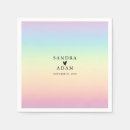 Search for rainbow napkins Pastel colours