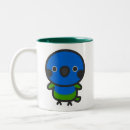 Search for parrot head mugs Blue