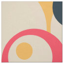Search for geometric circle patterns fabric Modern
