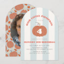 Search for little pumpkin birthday invitations Cute