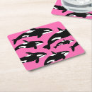 Search for whales coasters Killer whale