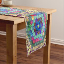 Search for multi coloured table runners Fun