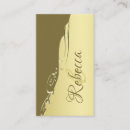 Search for military business cards Gold