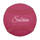 Search for pink baseballs Girly