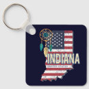 Search for indiana state flag key rings Usa