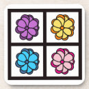 Search for flower drawing coasters Pretty