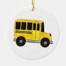 Search for school bus christmas tree decorations Education