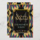 Search for art deco engagement party invitations Stylish