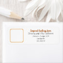 Search for seasonal return address labels Orange