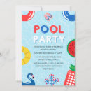 Search for pool 4th of july invitations Independence day pool party