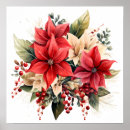 Search for poinsettias posters Christmas flowers