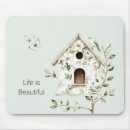 Search for bird house mousepads Green
