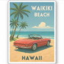 Search for waikiki honolulu hawaii stickers Souvenir