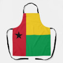 Search for black red white green aprons Yellow