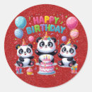 Search for happy birthday panda stickers Party