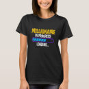 Search for millionaire tshirts Wealth